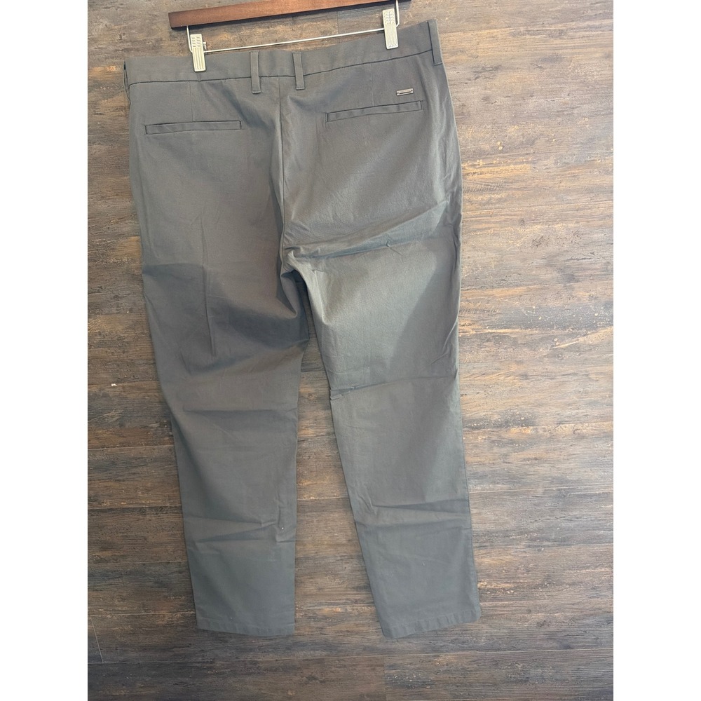 Cole Haan Grand.OS Mens 36x32 Charcoal Gray Stretch Tech Chino Pants NEW